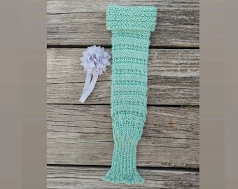 Baby Mermaid Tail, Newborn Mermaid Costume, 18 Inch Doll Mermaid Tail, Mermaid Photo Props, Infant Mermaid Tail Blanket, Baby Sleeping Sack