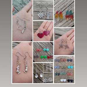 Mystery Dangle Drop Earrings, Mystery Earrings, Mystery Dangle Earrings for Women, Gift for Woman Who Has Everything, Unique Dangle Earrings