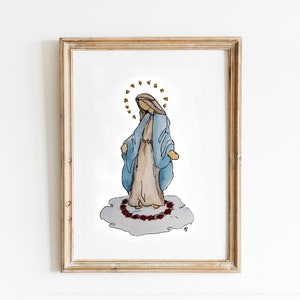 Immaculate Mary Art Print