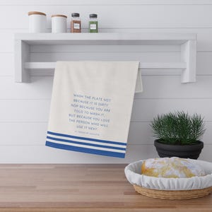 Wash The Dish Mother Teresa Kitchen Towel