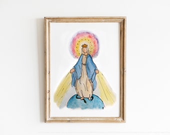 Our Lady of Glory Art Print