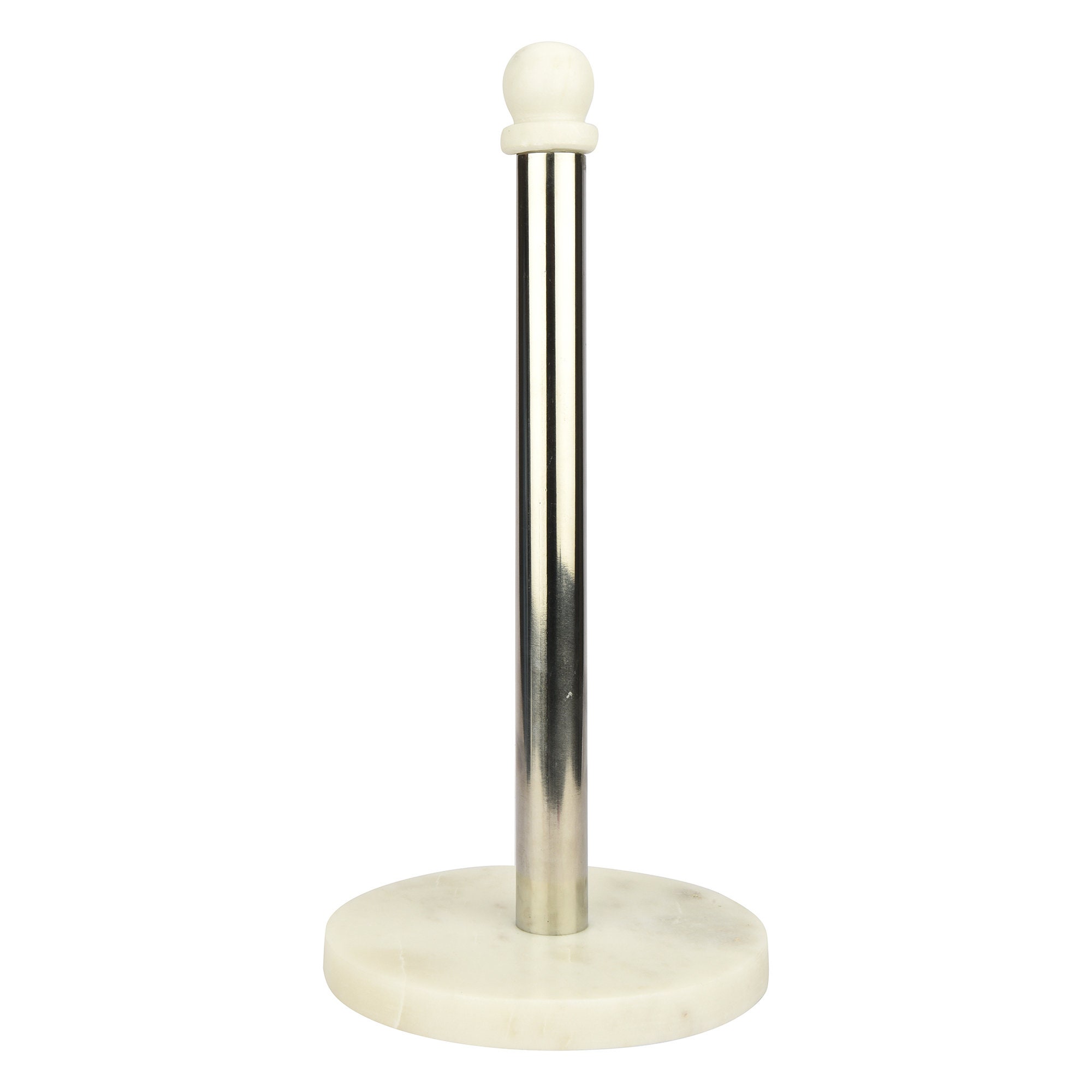 GAURI KOHLI Valencia White Marble Paper Towel Holder Etsy