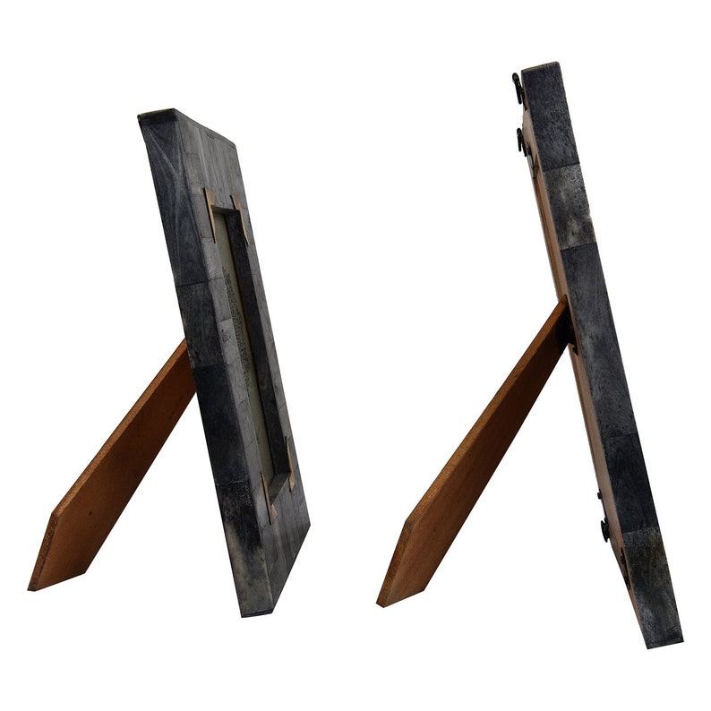 Twin Pack GAURI KOHLI Belvedere Gray Herringbone Picture Frames