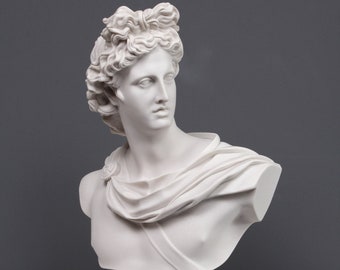 アポロ胸像彫刻 ミディアム - ギリシャのアポロ胸像ベルヴェデーレ彫刻