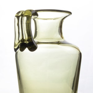 Ancient Roman Oil Bottle Glass Carafe Historical Reenactment Hand Blown in Europe