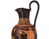 Ancient Greek Pottery Replica - Red-Figure Vase with Dionysus