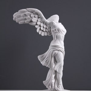 Nike Statue - Winged Victory (30 cm / 11.8 inch) - Handmade in Europe - Art Sculpture - Perfect Female Idea - Home Decor - The Ancient Home