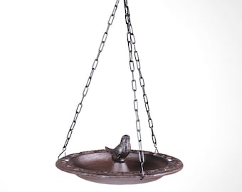 Hangend gietijzeren vogelbad - 23,3 cm (9,2") - Vogelvriendelijke tuin