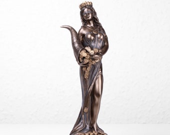 大型テュケー（幸運の女神フォルトゥナ）ギリシャ女神像彫刻置物