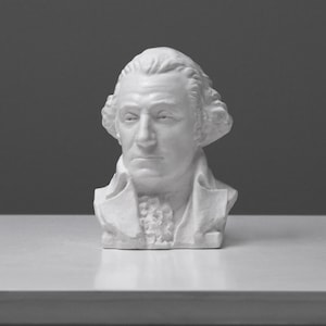 Washington Bust Sculpture - American President Statue - Table Decor Ideas - Handmade Figurine - Made in Europe - 13.5 cm / 5.3"