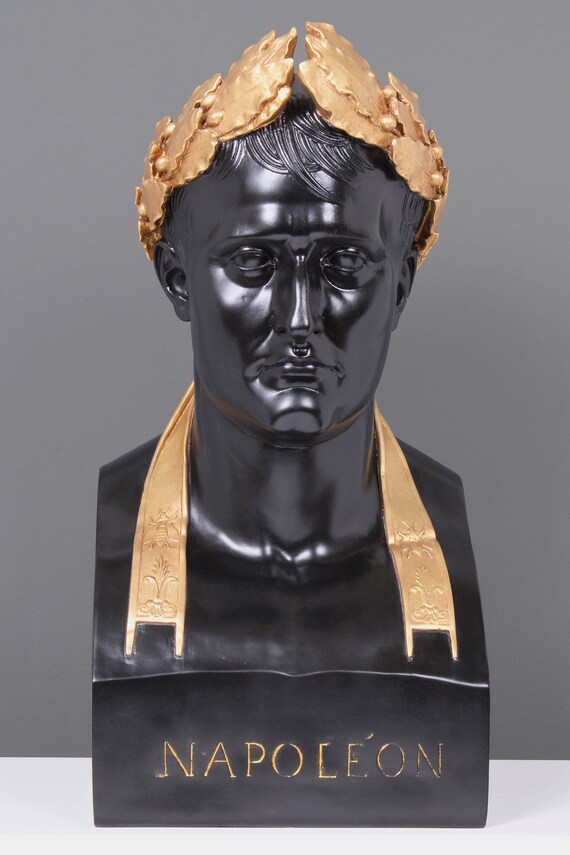 Esttu Npoleón ntiguo Frncés del Siglo XIX de Bronce, Busto de
