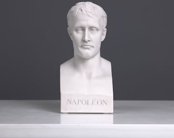 Napoleon-bustesculptuur (klein) - Standbeeld van Franse keizer Napoleon - Handgemaakt in Europa (17 cm / 6,7 inch) - Woondecoraties - The Ancient Home