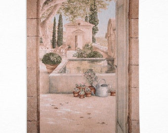 フランスヴィンテージ タペストリー ジャカード織り フランスヴィンテージ タペストリー ジャカード織り