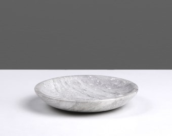 Natural Stone Saucer Plate - Marble Homeware - Kitchenware - Soapstone - Servery - 11.3 cm / 4.4" - The Ancient Home