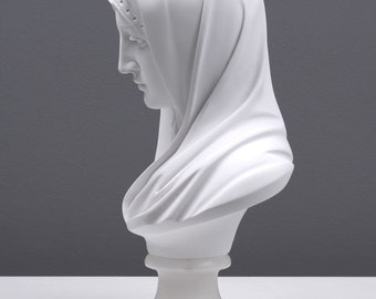 BC Katholische Jungfrau Maria Statue – 14 Cm Hoch, Handbemalt, Aus Steinharz, Für Tisch Oder Regal