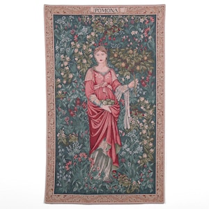 William Morris Pomona Tapestry - Jacquard Wall Tapestry - The Goddess of Abundance Wall Hanging - MADE IN EUROPE
