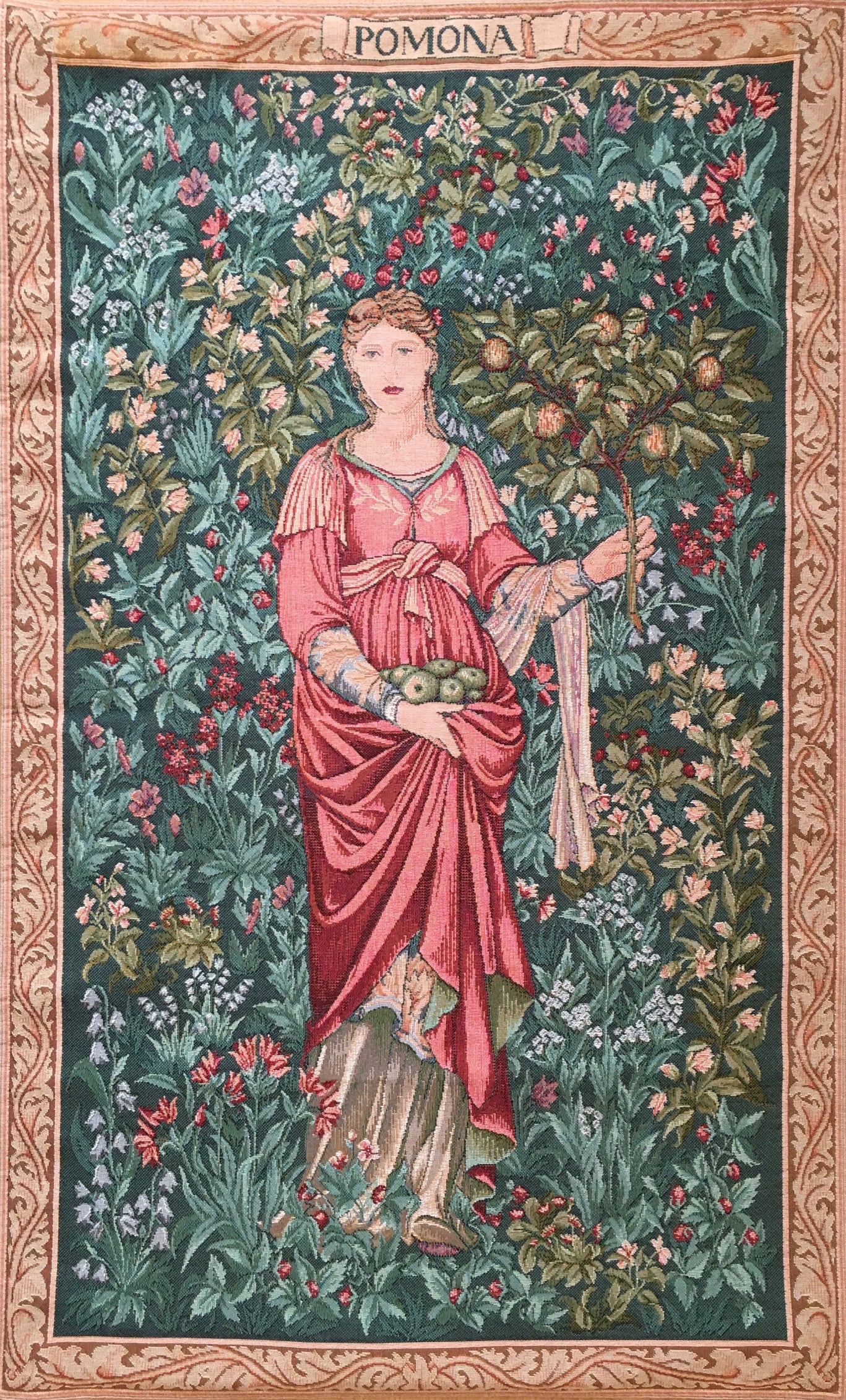 William Morris Pomona Tapestry - Jacquard Wall Tapestry - Vintage