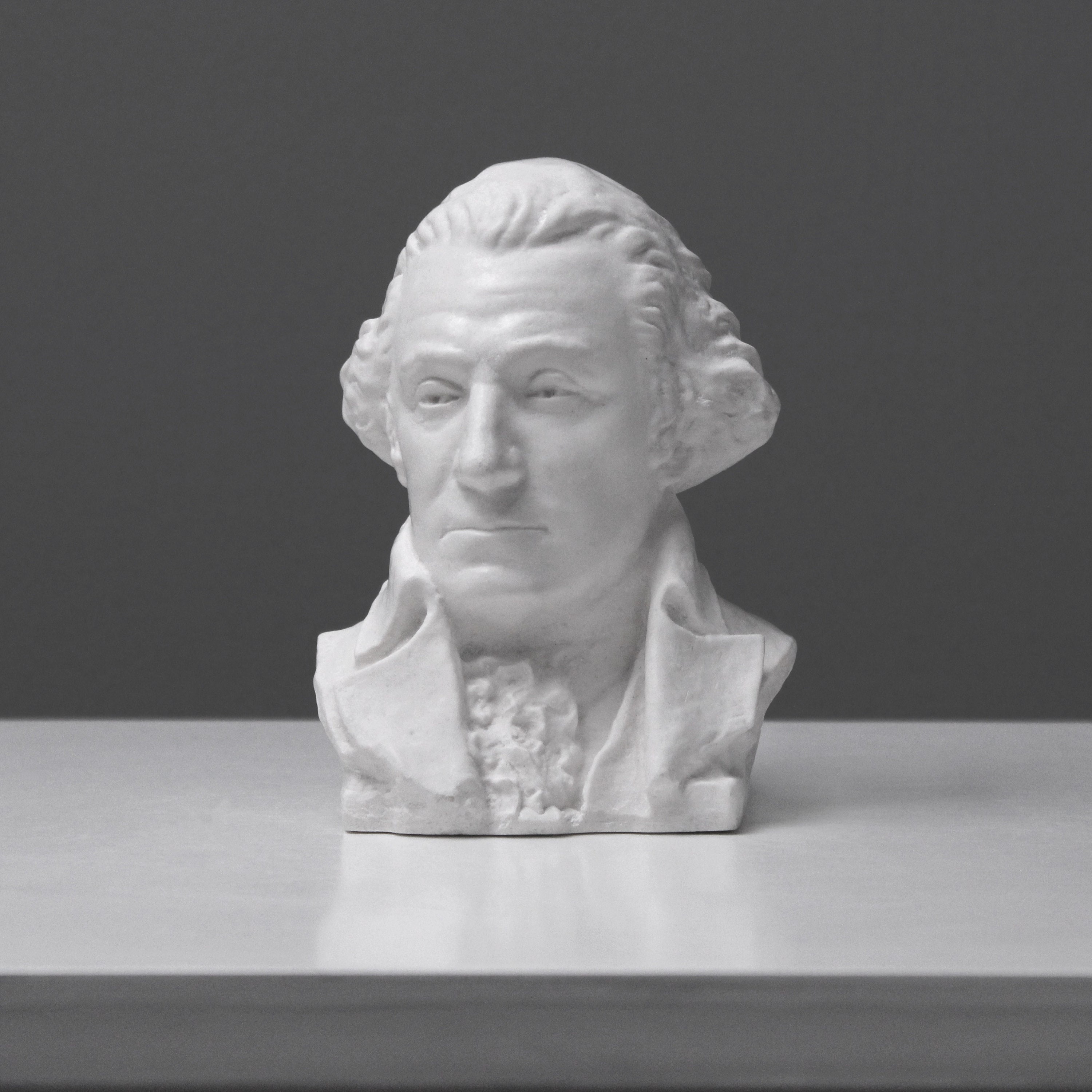 石膏オブジェ② 美術品 ジョージ・ワシントンの胸像 西洋彫刻洋風オブジェアメリカ