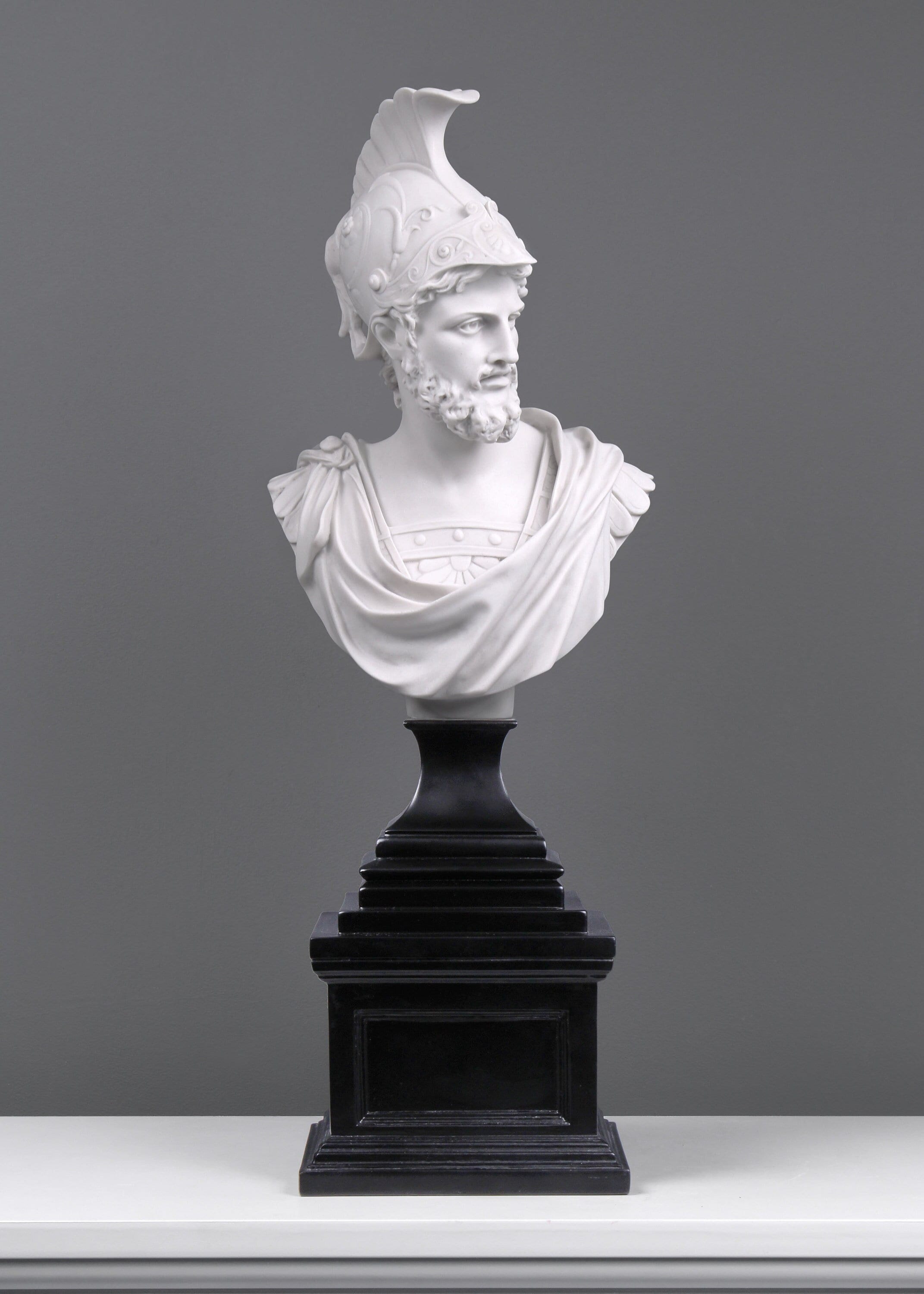 ナポレオン　ブロンズ胸像　大理石台座 r400