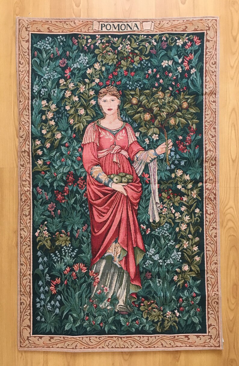 William Morris Pomona Tapestry Jacquard Wall Tapestry The Etsy
