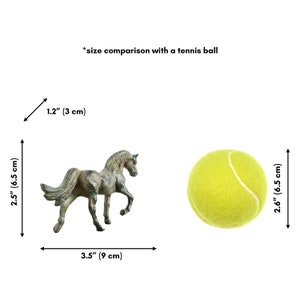 Horse Bronze Statue (Small) - Handmade in Europe - 6.5 cm / 2.5" - Figurine Sculpture - Animal Art Gift - Home Decor - The Ancient Home image 4