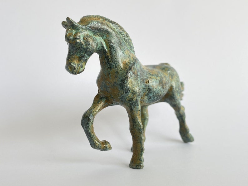 Horse Bronze Statue (Small) - Handmade in Europe - 6.5 cm / 2.5" - Figurine Sculpture - Animal Art Gift - Home Decor - The Ancient Home image 6