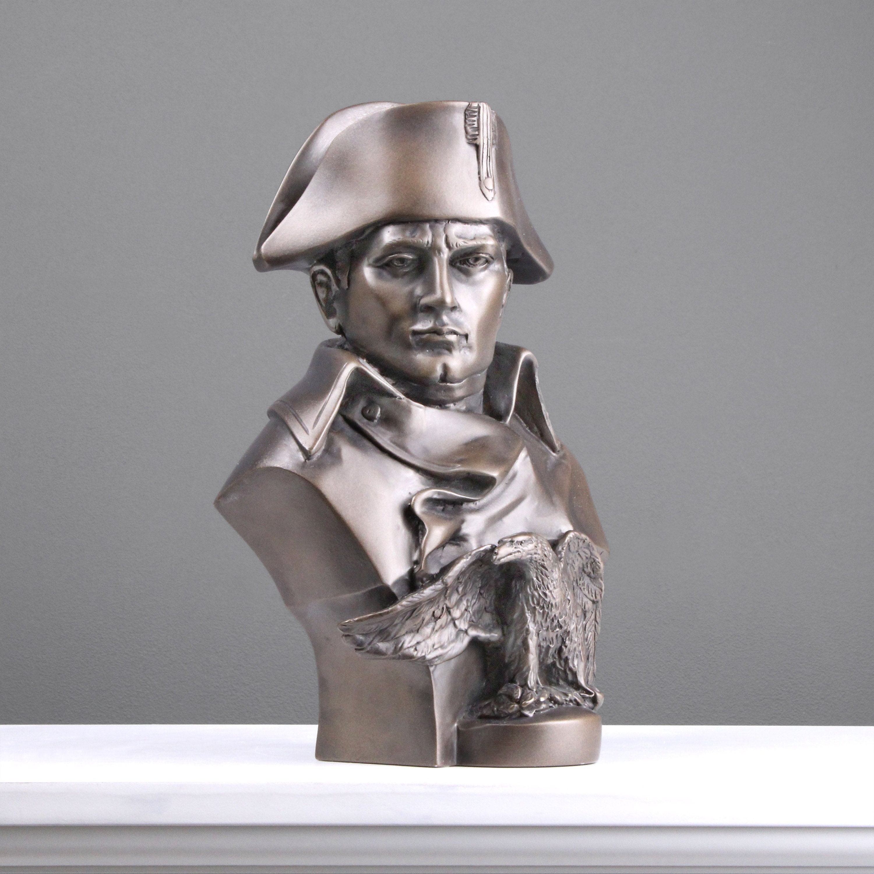 ナポレオン ボナパルト NAPOLEON ブロンズ像 バスト肖像画 頭像彫刻 ナポレオン・ボナパルトの肖像、19世紀