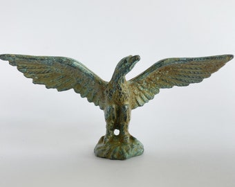 Bronze Eagle Statue (Small) Sculpture Art Figurine Handmade in Europe Patinated Animal Figurine - Gift Idea - Home Decor - The Ancient Home