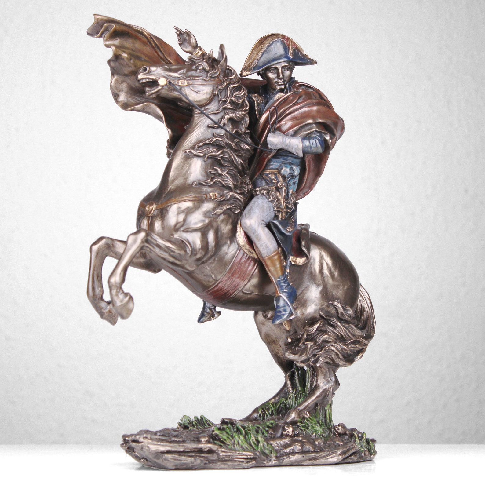 Napoleon Rider Napoleon Bonaparte Statue - Crossing the Alps (cold Cast Bronze ...