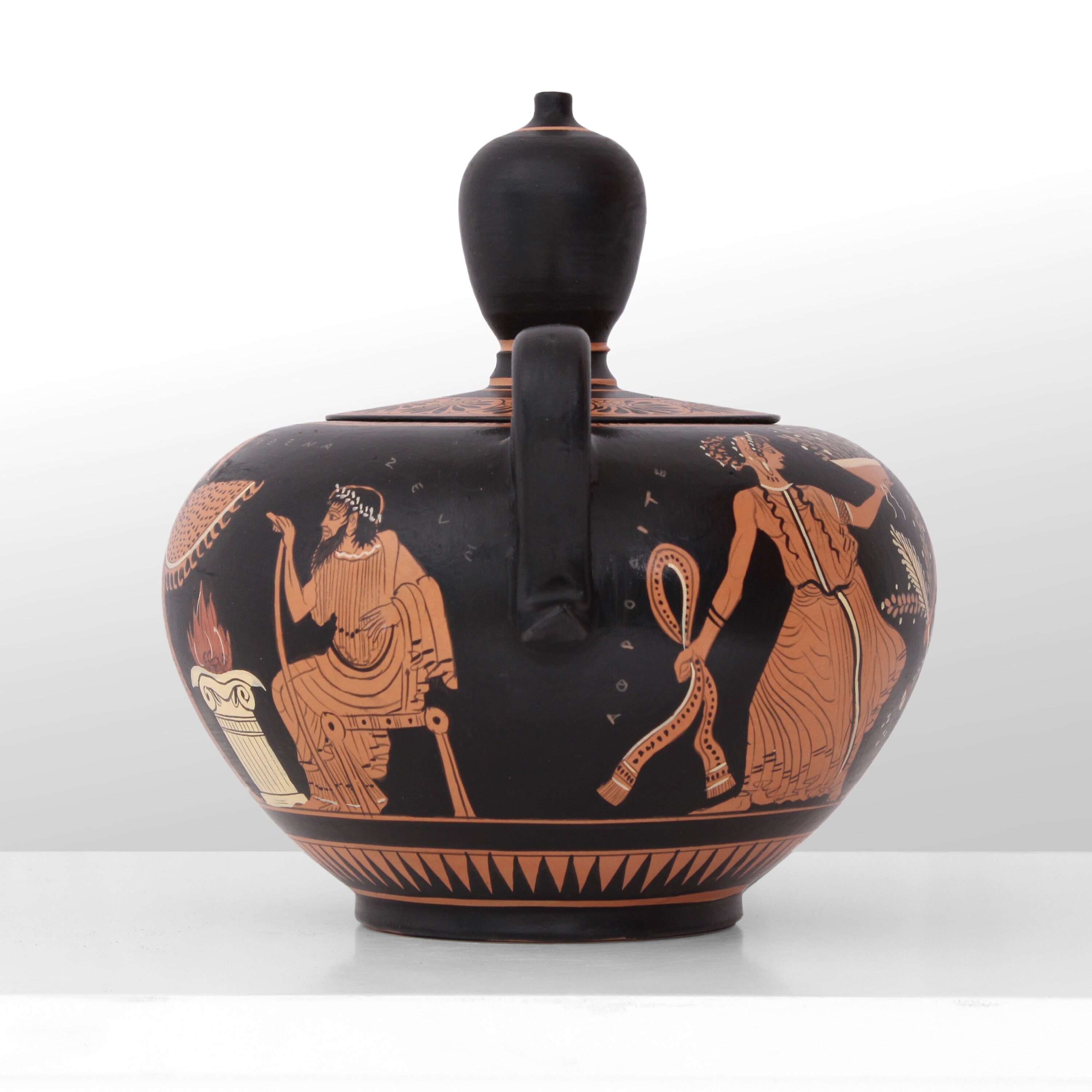 古代ギリシャの赤像式フォンタニエラ ギリシャ陶器の複製 - 24