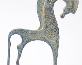 ギリシャの馬のブロンズ像（小） - 古代抽象彫刻の馬の置物 - 16