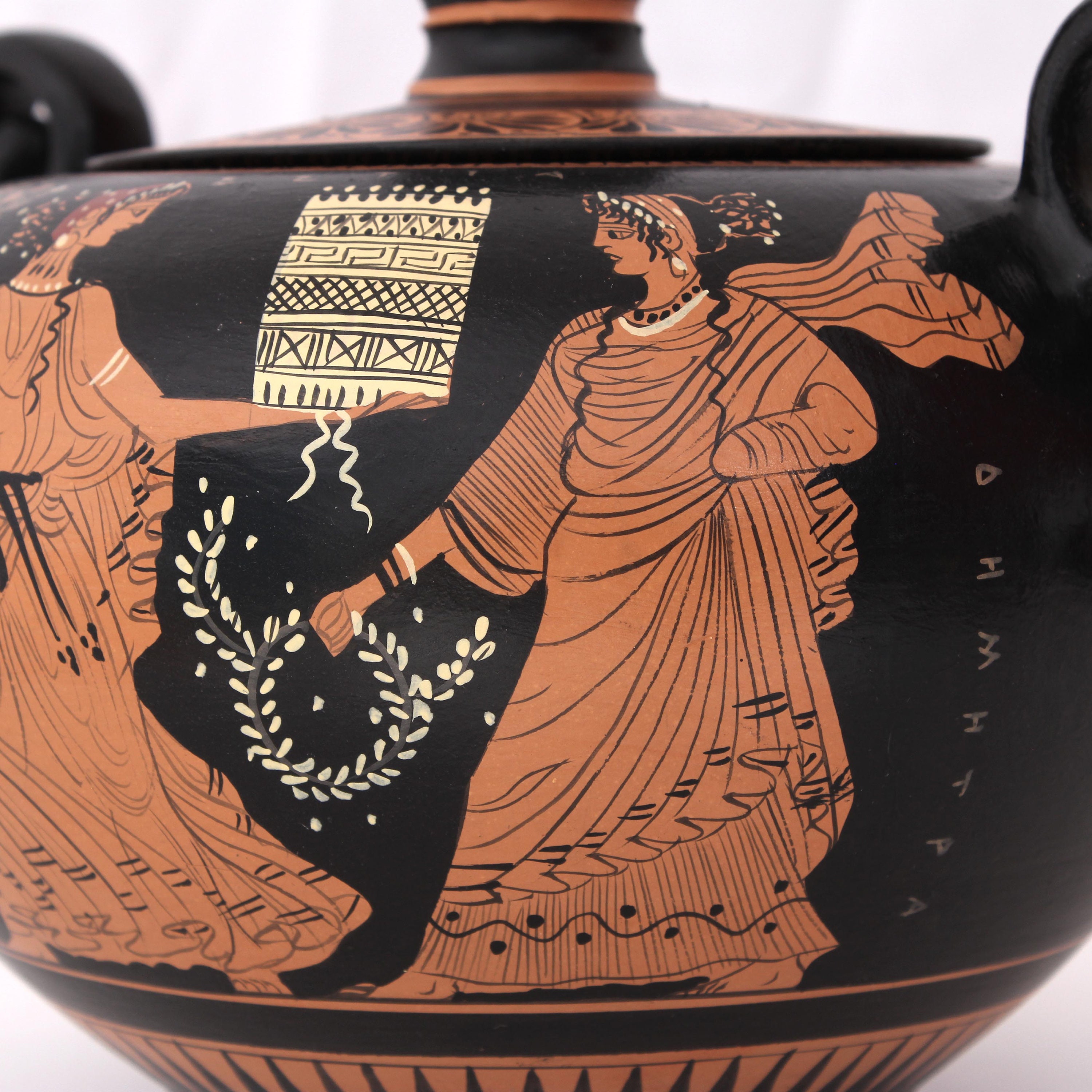 古代ギリシャの赤像式フォンタニエラ ギリシャ陶器の複製 - 24