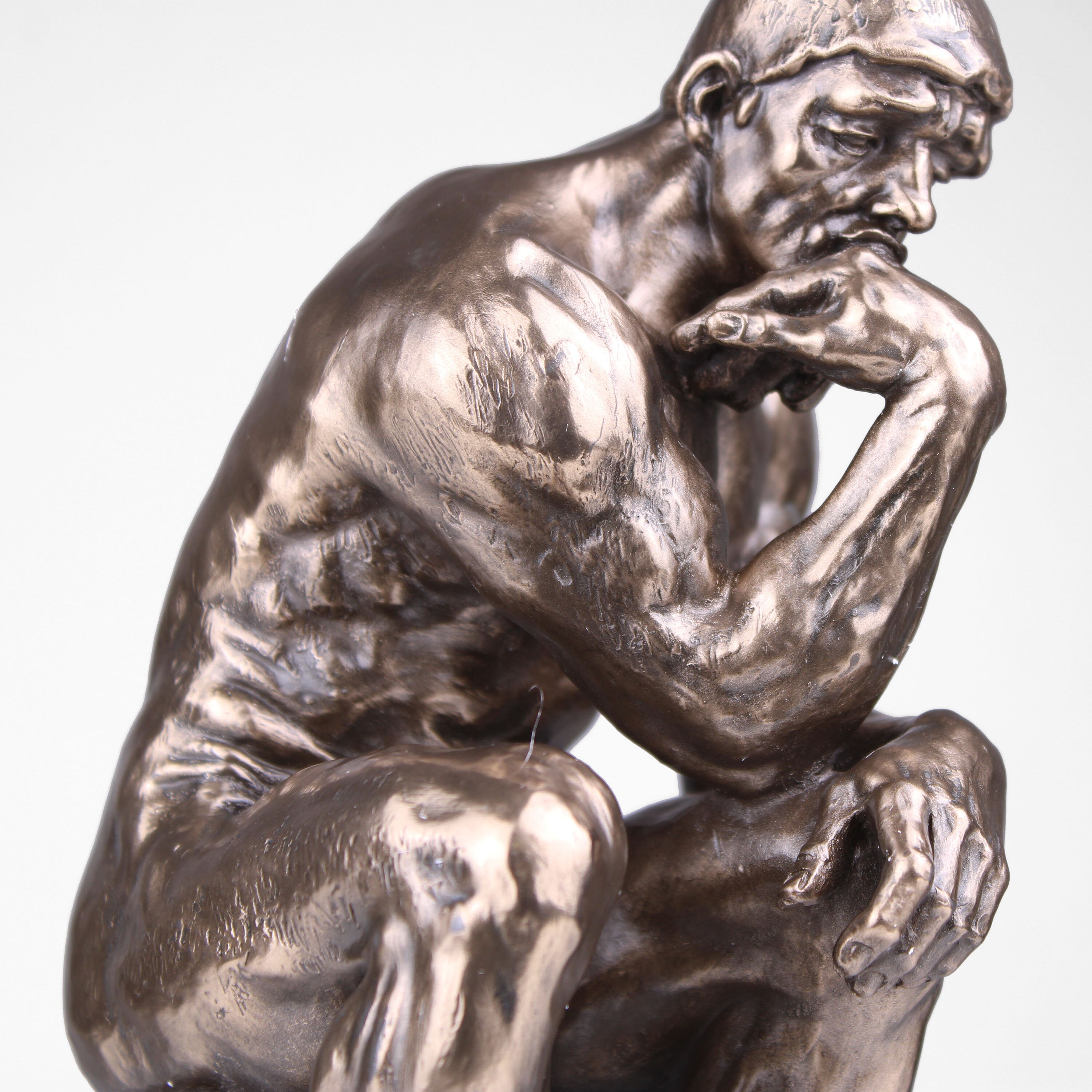 【オーギュスト・ロダン/A・Rodin】ブロンズ銅『考える人』置物 大理石台 正晴堂 ブロンズ製 オーギュスト・ロダン『考える人』 | 東京書芸館