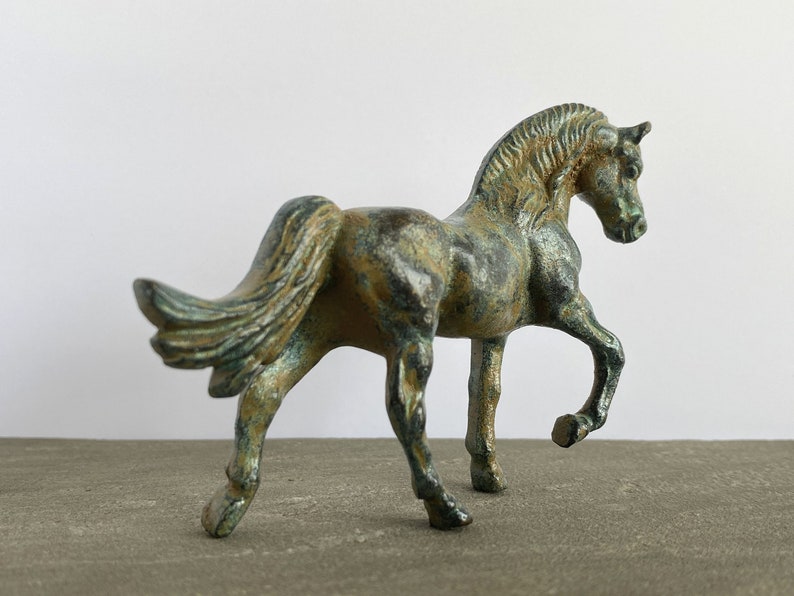 Horse Bronze Statue (Small) - Handmade in Europe - 6.5 cm / 2.5" - Figurine Sculpture - Animal Art Gift - Home Decor - The Ancient Home image 5