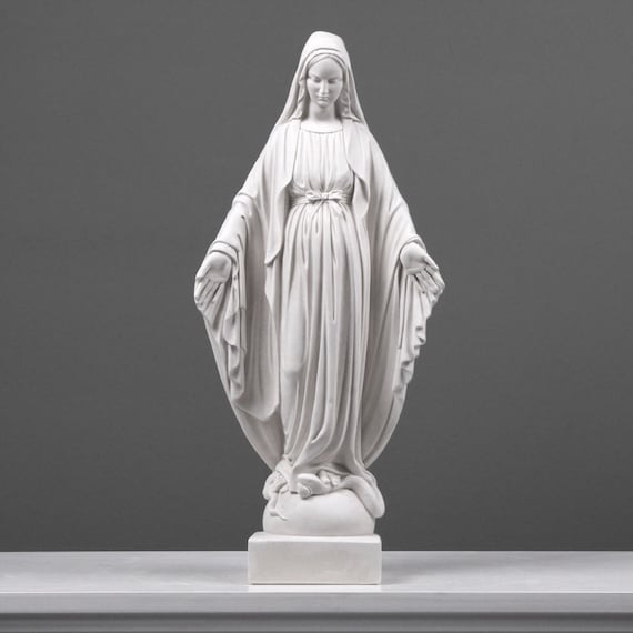 聖母マリアの庭の彫像 - 庭の装飾 - ヨーロッパ製 - 宗教彫刻