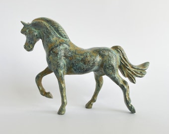 Horse Bronze Statue (Small) - Handmade in Europe - 6.5 cm / 2.5" - Figurine Sculpture - Animal Art Gift - Home Decor - The Ancient Home