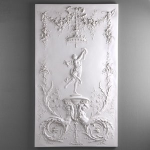 The Barbedienne Bas-relief - Classic French Relief - Classical Wall Sculpture Art Plaque - Large - Handmade in Europe - The Ancient Home