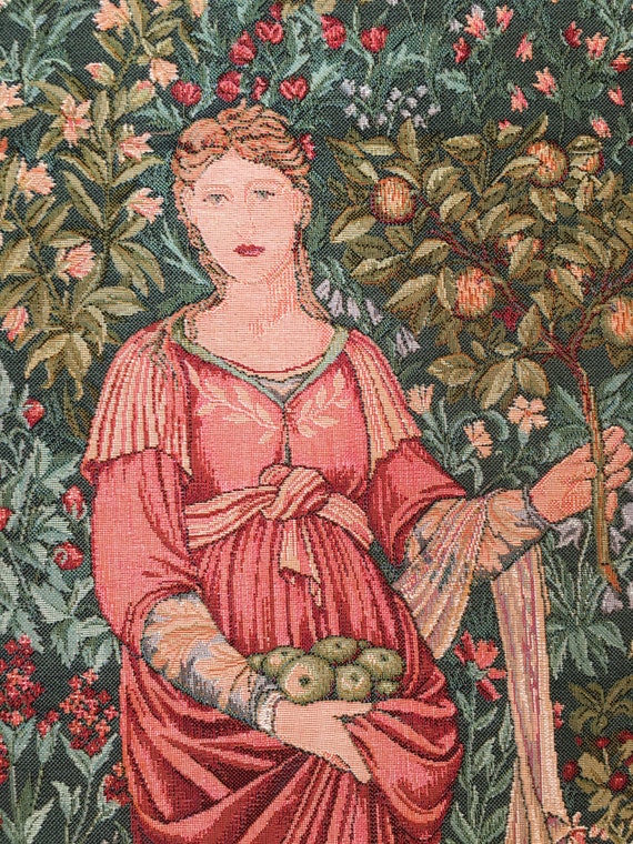 William Morris Pomona Tapestry - Jacquard Wall Tapestry - Vintage