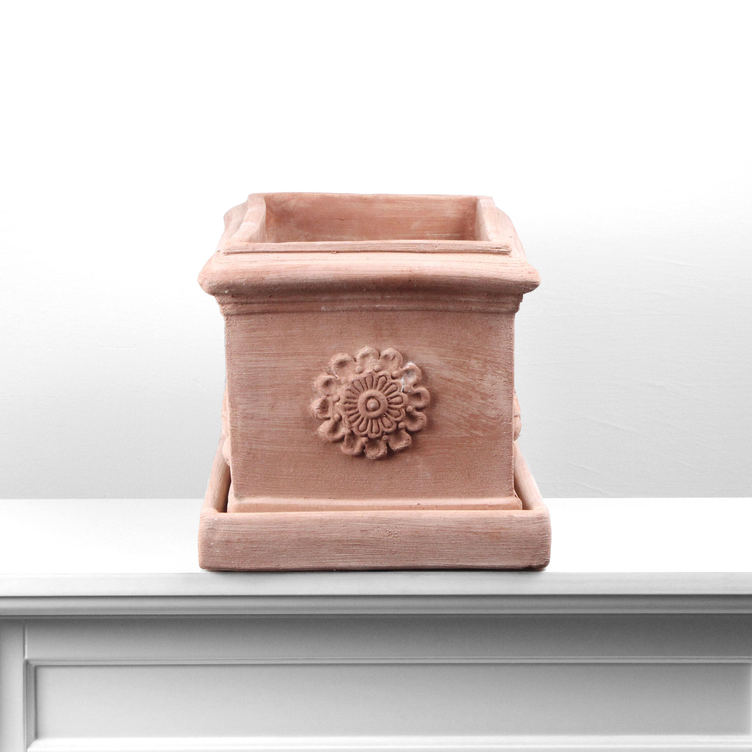 Large Rectangle Terracotta Planter SAUCER OPTIONAL
