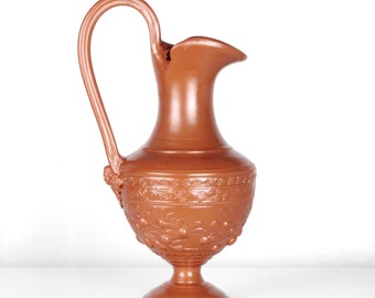 Jarra romana Terra Sigillata con aceitunas - Cerámica romana - Samian Ware - 26,5 cm (10,4 pulgadas)