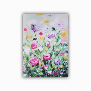 H. Greeting card, flower card, art card