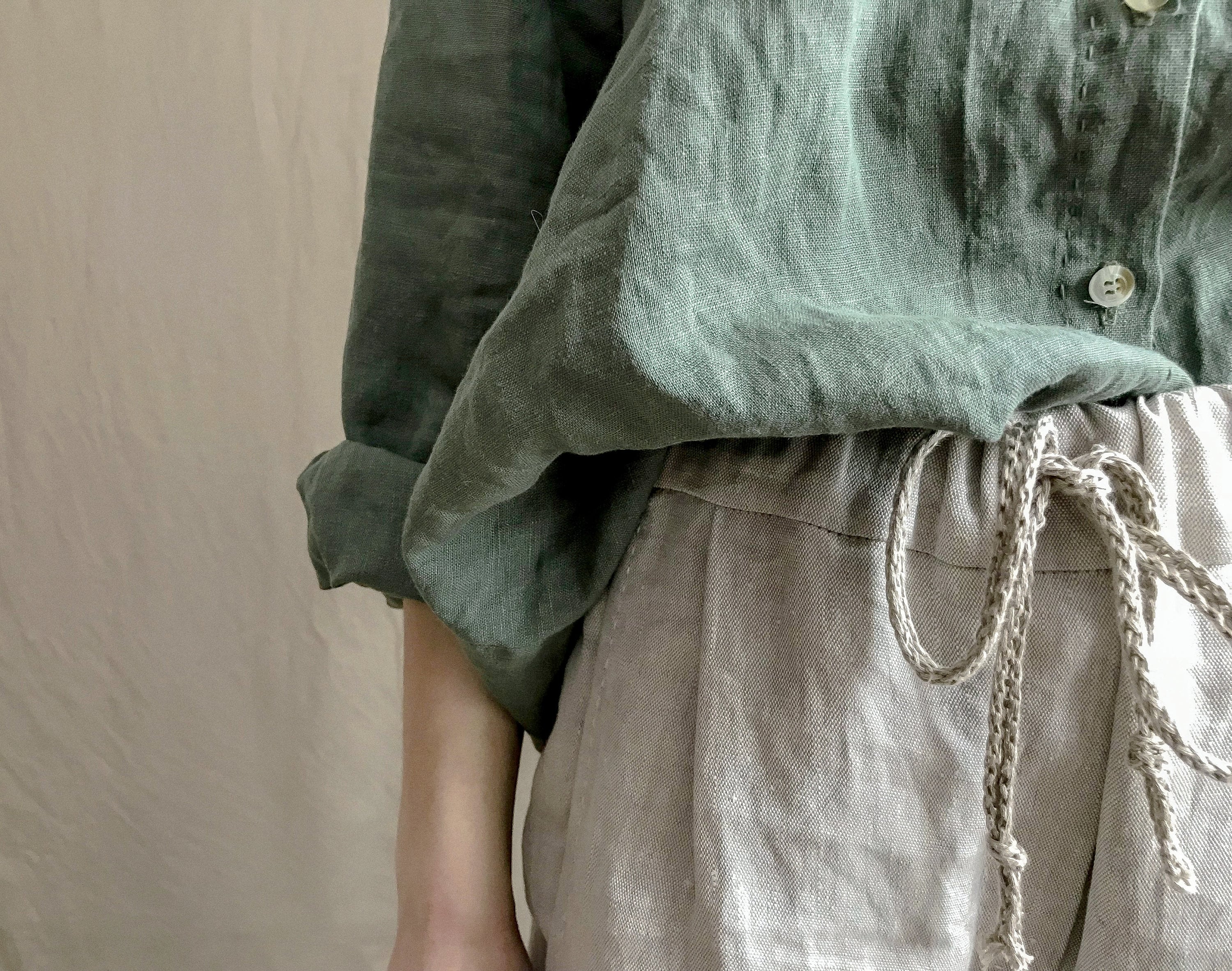 Oversized Linen Shirt Linen Shirt for Woman Linen Boho Etsy