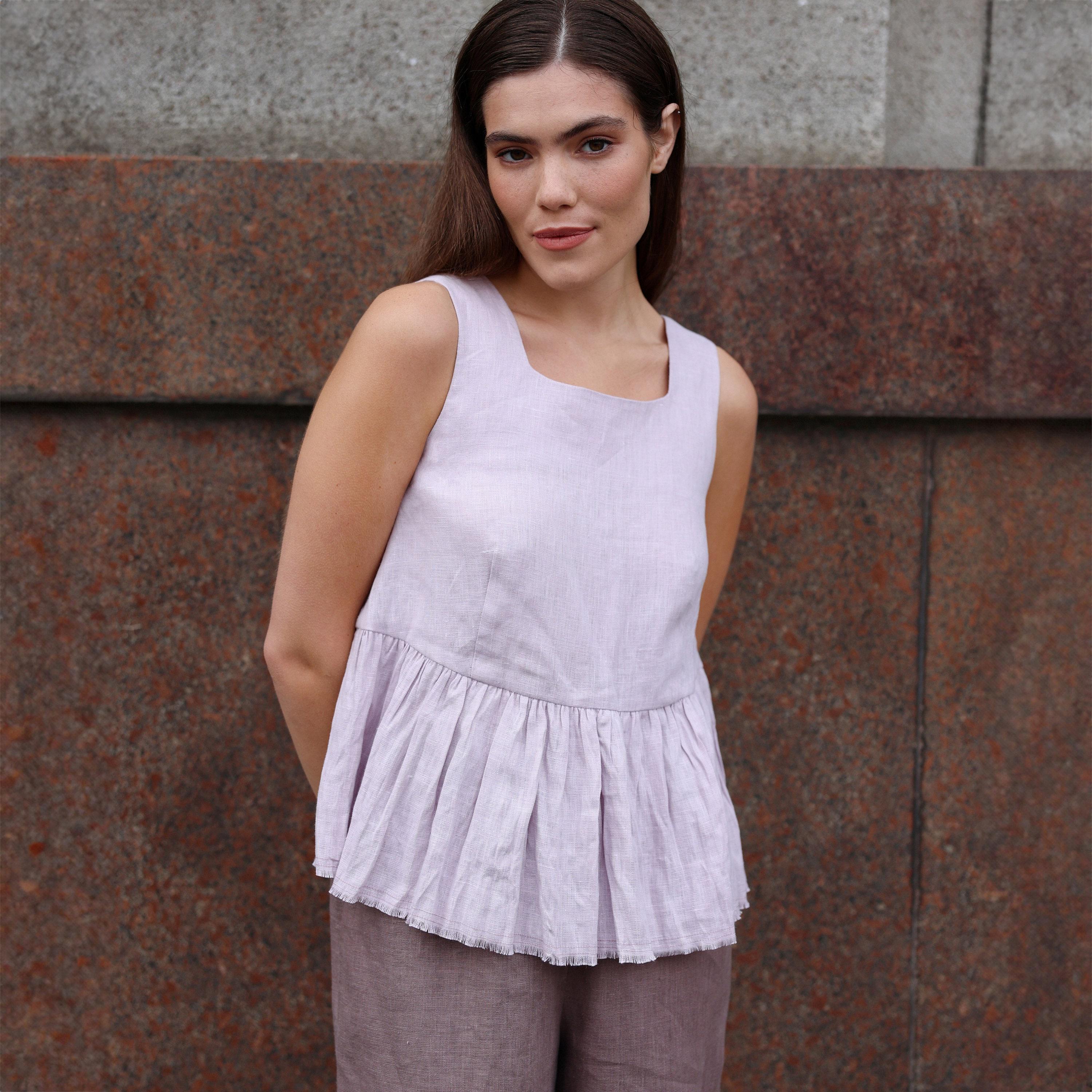 Peplum Tank Top Etsy UK