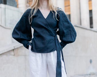 Vintage Black Sheer Blouse, Semi-sheer Ruffle Top - Etsy
