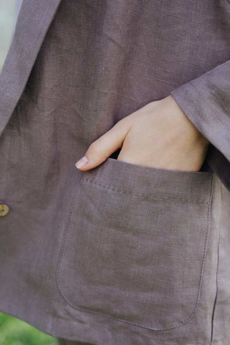 Linen Kimono Jacket JONELLE LINEN BLAZER