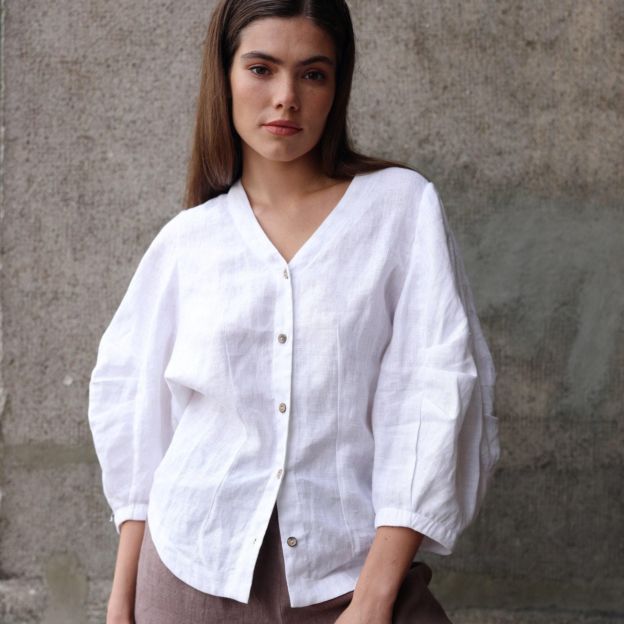Eaphi volume sleeve sheer blouse アイボリー 新品未使用eaphi volume sleeve sheer blouse