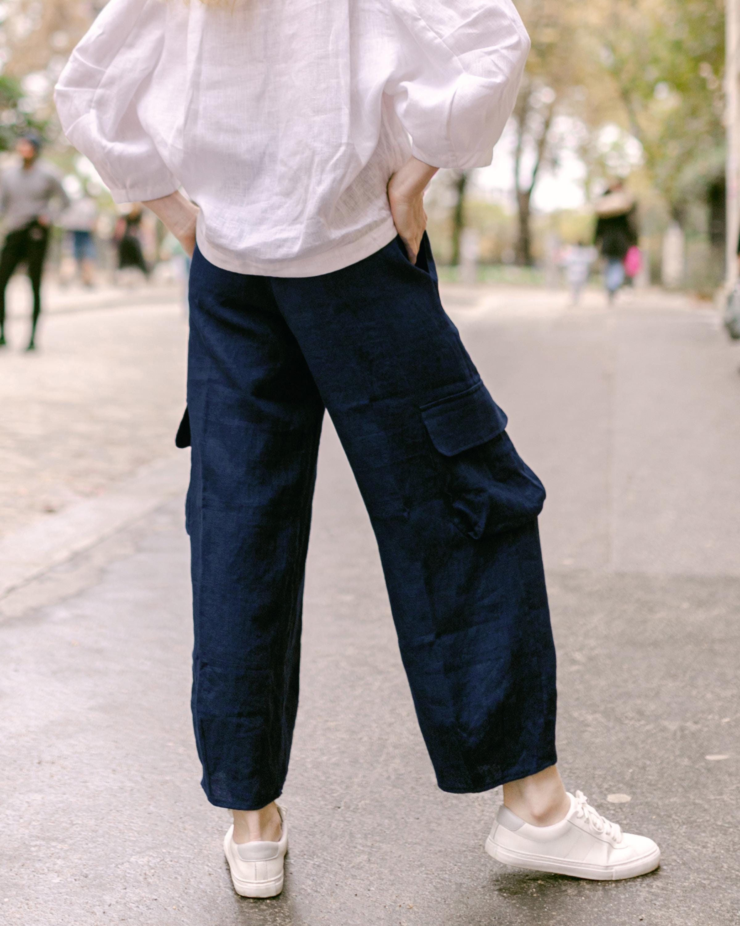 WIRROW -Linen Regular Collar Shirt, Cargo Pants- | twelve blog