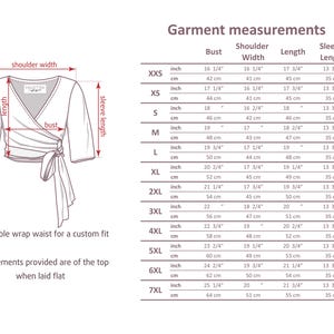 the measurements of a women's crop top