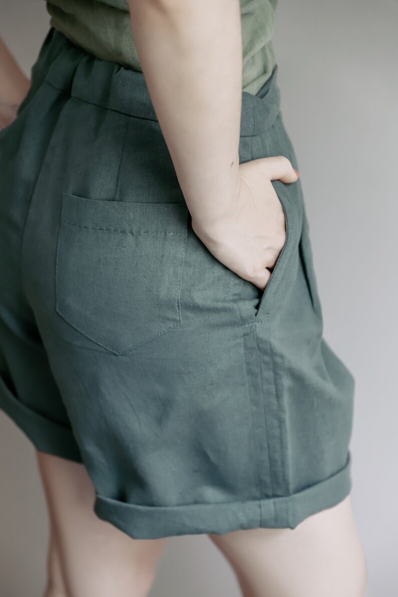 linen shirt shorts