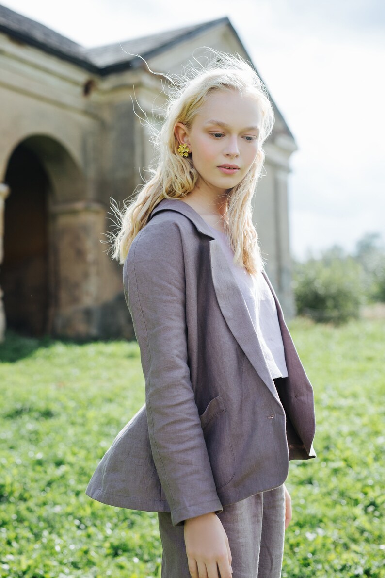 Linen Kimono Jacket JONELLE LINEN BLAZER